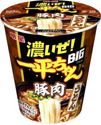 濃いぜ！一平ちゃんBIG　豚肉うどん　ケース