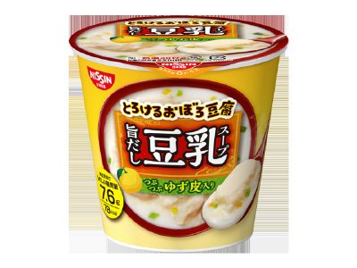 とろけるおぼろ豆腐　旨だし豆乳スープ