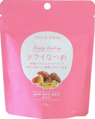 ベジキッチン　ビューティースナッキング　ドライなつめ　２０ｇ