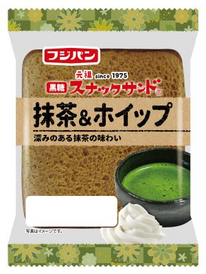 黒糖スナックサンド　抹茶＆ホイップ