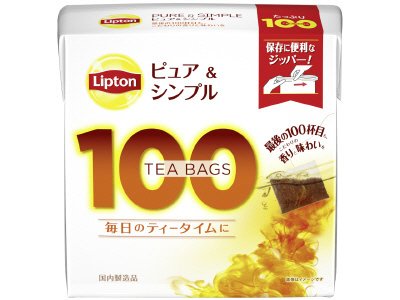 リプトン　ピュア＆シンプルティーバッグ　１００袋