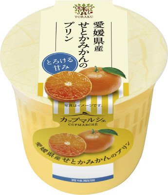 カップマルシェ　愛媛県産せとかみかんのプリン