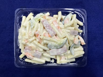 厚切りハムのマカロニサラダ
