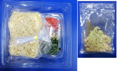 菜の花とあさりのボンゴレ風スープパスタ