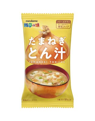 フリーズドライ顆粒みそ汁　料亭の味たまねぎとん汁