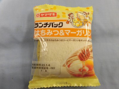 ランチパック（はちみつ＆マーガリン）