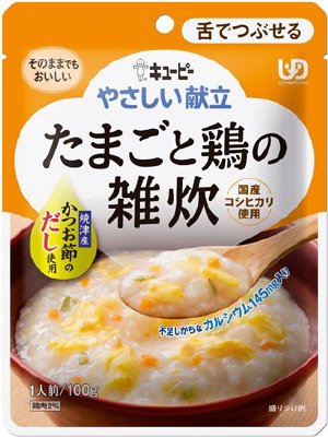 キユーピー やさしい献立　たまごと鶏の雑炊