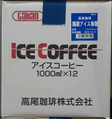 大阪鶴橋アイスコーヒー無糖1000ml×6