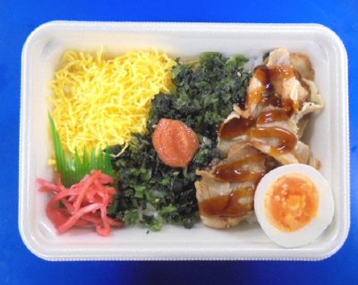 明太野沢菜チャーシュー弁当