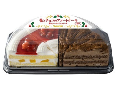 クリスマス　苺とチョコのアソートケーキ（４）
