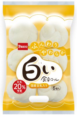 白い食卓ロール６個入