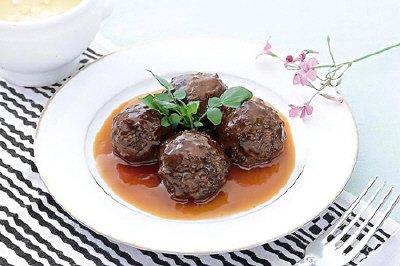 洋風やわらか肉だんご