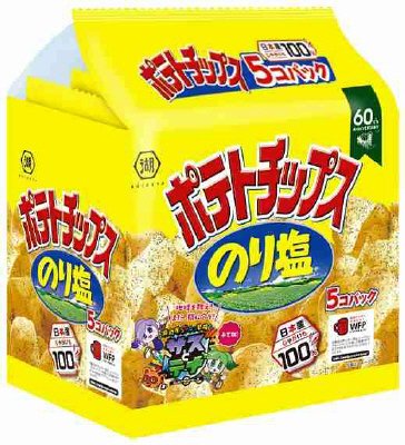 ポテトチップスのり塩