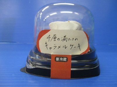 4層の満たされキャラメルケーキ