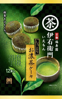 伊右衛門お濃茶ケーキ