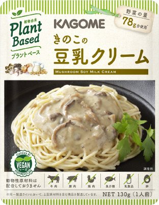 きのこの豆乳クリーム