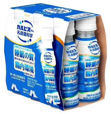 届く強さの乳酸菌Ｗ（ダブル）　ＰＥＴ１００ｍｌ　６本パック