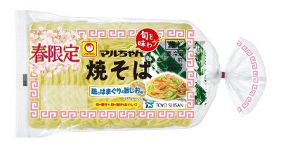 マルちゃん焼そば　春限定　鶏とはまぐりの旨しお味　３人前