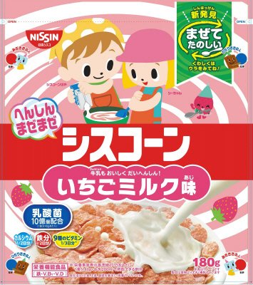 へんしんまぜまぜシスコーン　いちごミルク味