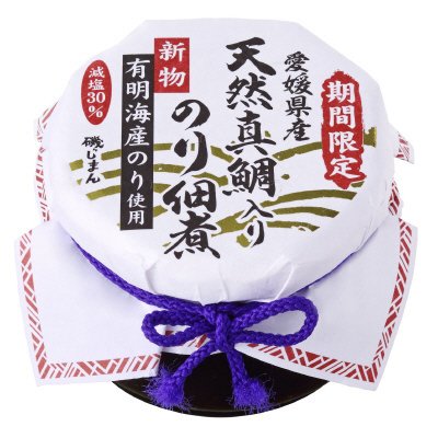 有明海産新物のり使用　天然真鯛入りのり佃煮