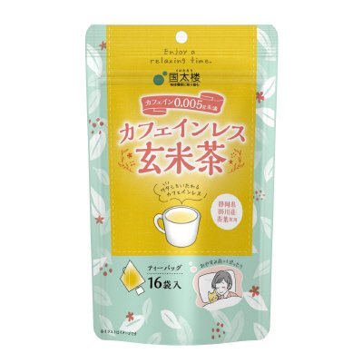カフェインレス玄米茶　三角TB１６Ｐ