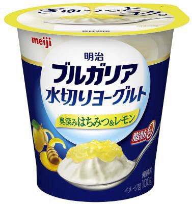 明治ﾌﾞﾙｶﾞﾘｱ水切りﾖｰｸﾞﾙﾄ 奧深みはちみつ&ﾚﾓﾝ