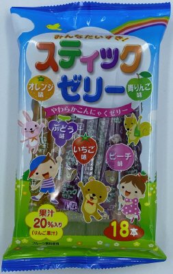 １８本みんなだいすき！スティックゼリー