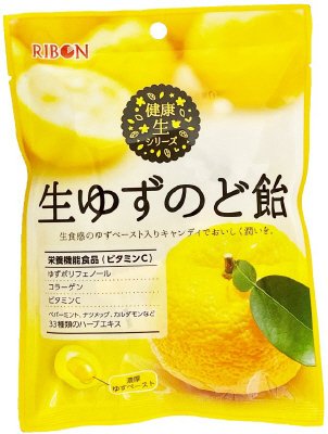 ６０ｇ生ゆずのど飴