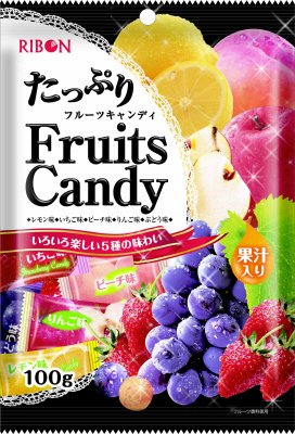 １００ｇたっぷりフルーツキャンディ