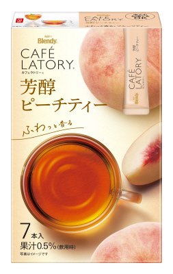 「ブレンディカフェラトリー」スティック芳醇ピーチティー７本
