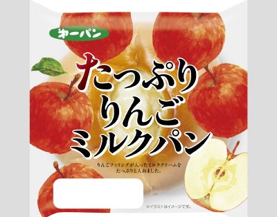 たっぷりりんごミルクパン