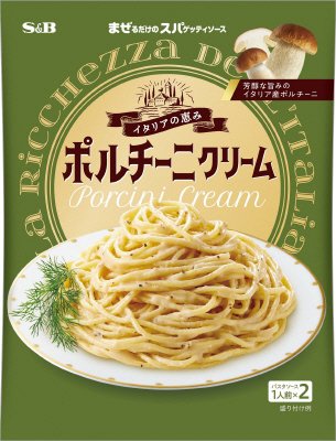 まぜるだけのスパゲッティソースイタリアの恵み　ポルチーニクリーム