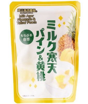 ミルク寒天　パイン＆黄桃