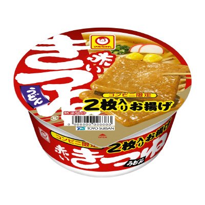 赤いきつねうどん　２枚入りお揚げ 西向け