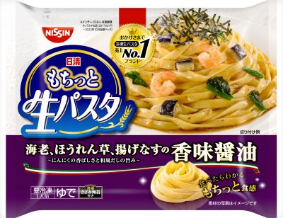 日清もちっと生パスタ　香味醤油
