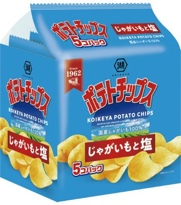 小袋　ポテトチップスじゃがいもと塩