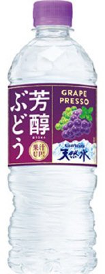 サントリー　芳醇ぶどう＆サントリー天然水　５４０ｍｌペット　冷凍兼用