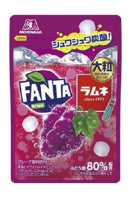 大粒ラムネ＜ファンタグレープ＞