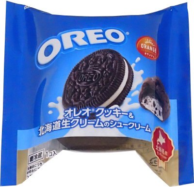 オレオRクッキー＆北海道生クリームのシュークリーム