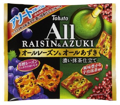 ファミリーサイズオールアソート レーズン＆あずき濃い抹茶仕立て