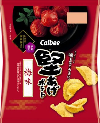 堅あげポテト梅味