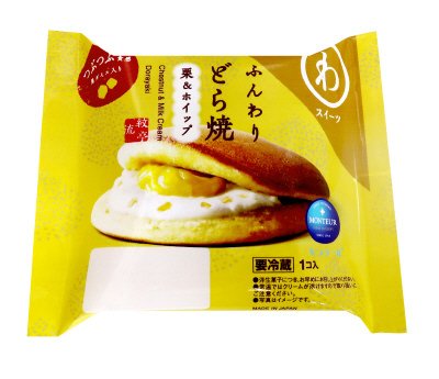 ふんわりどら焼・栗＆ホイップ