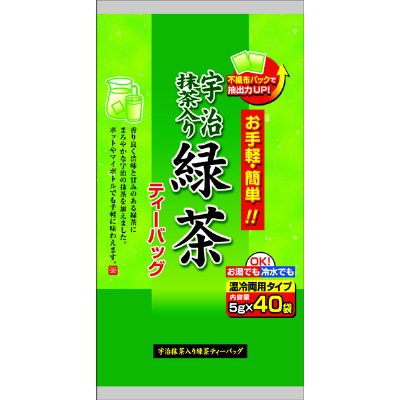 宇治抹茶入緑茶ティーバッグ