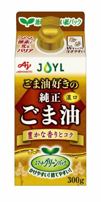 ＡＪＩＮＯＭＯＴＯごま油好きの純正ごま油　３００ｇスマートグリーンパック