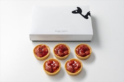 ホシフルーツ　あまおう苺のチーズケーキタルト　５個
