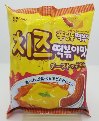 辛ダンドントッポッキスナックチーズトッポギ味