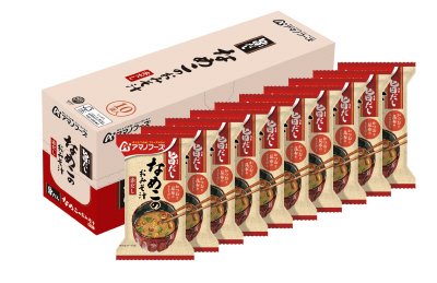 旨だし　なめこのおみそ汁（赤だし）