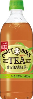 サントリー　クラフトボス　ＴＥＡノンシュガー　－香る無糖紅茶ー　６００ｍｌペット（手売り用）