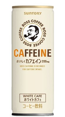 サントリーコーヒー　ボス　カフェイン　ホワイトカフェ　２４５ｇ缶