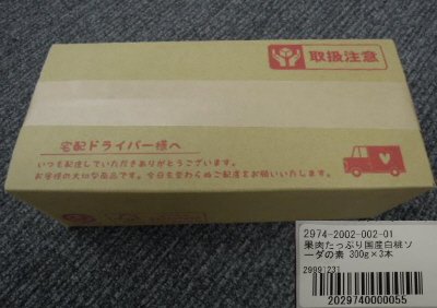 果肉たっぷり国産白桃ソーダの素